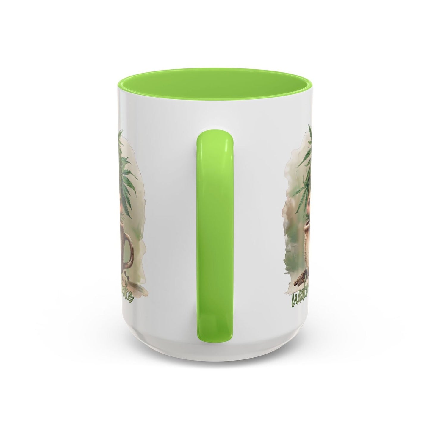 WAKE n BAKE Mug Cute Turnip Weed Cup 420 Coffee Lover Gift GenX Cannabis Stoner