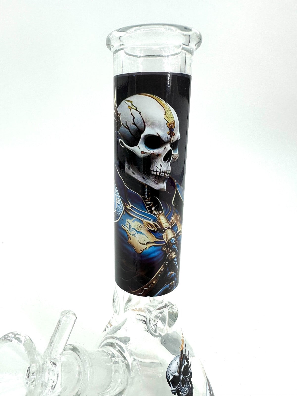 8" Black Water Pipe Bong Glass Bongs Waterpipe