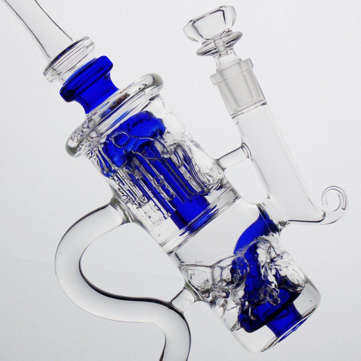 10'' Water Pipe Special Bong Perc Bong Smoking Hookah Heavy Glass Bongs - Maryjanes Bong Shop