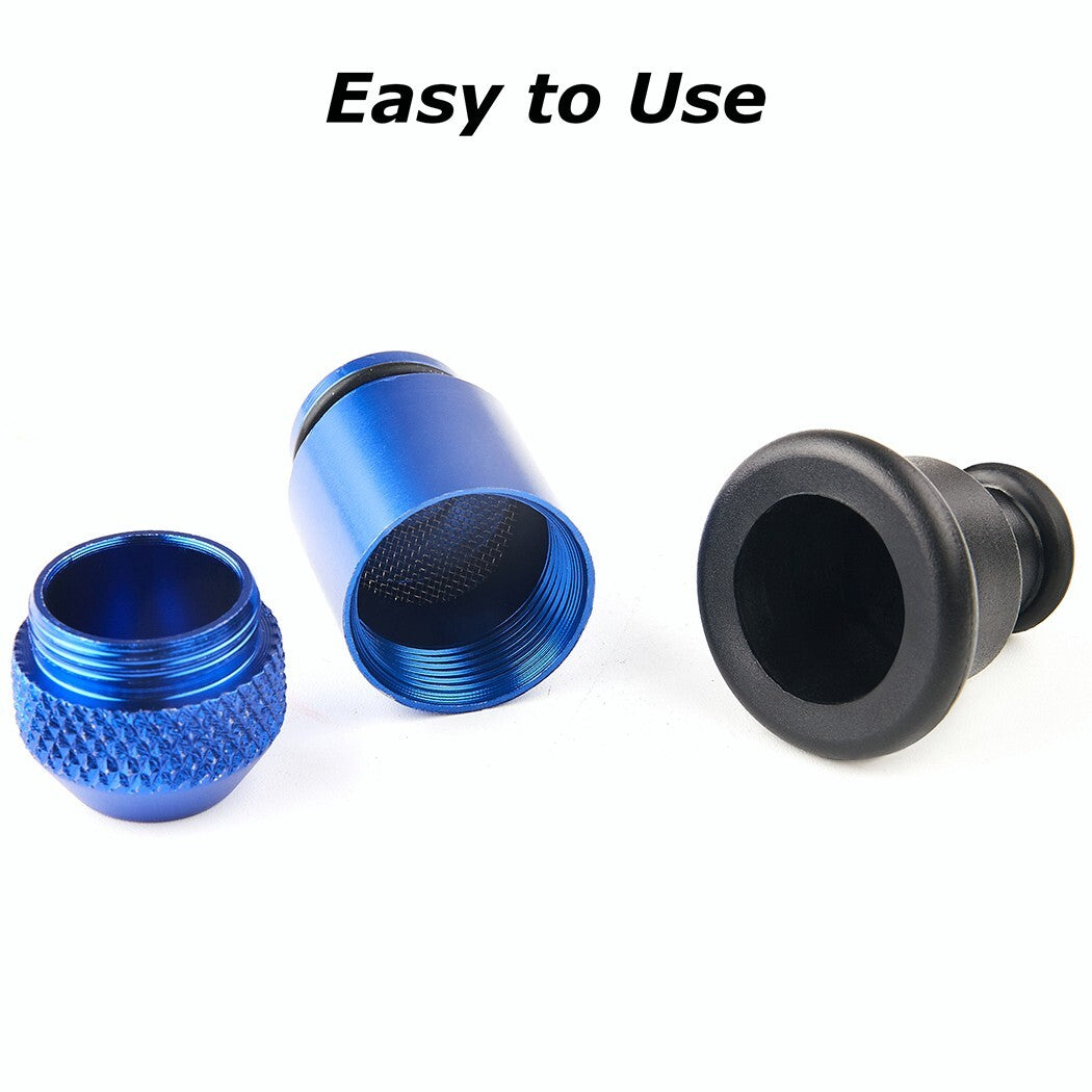 6 Pc Sneak a Toke One Hitter Metal Tobacco Smoking Pipe with Box Screens Free