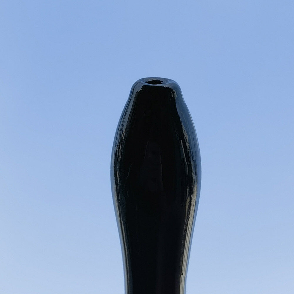 4.5" Black Glass Bong Smoking Hand Pipe Spoon Pipes Portable Heavy Shisha New