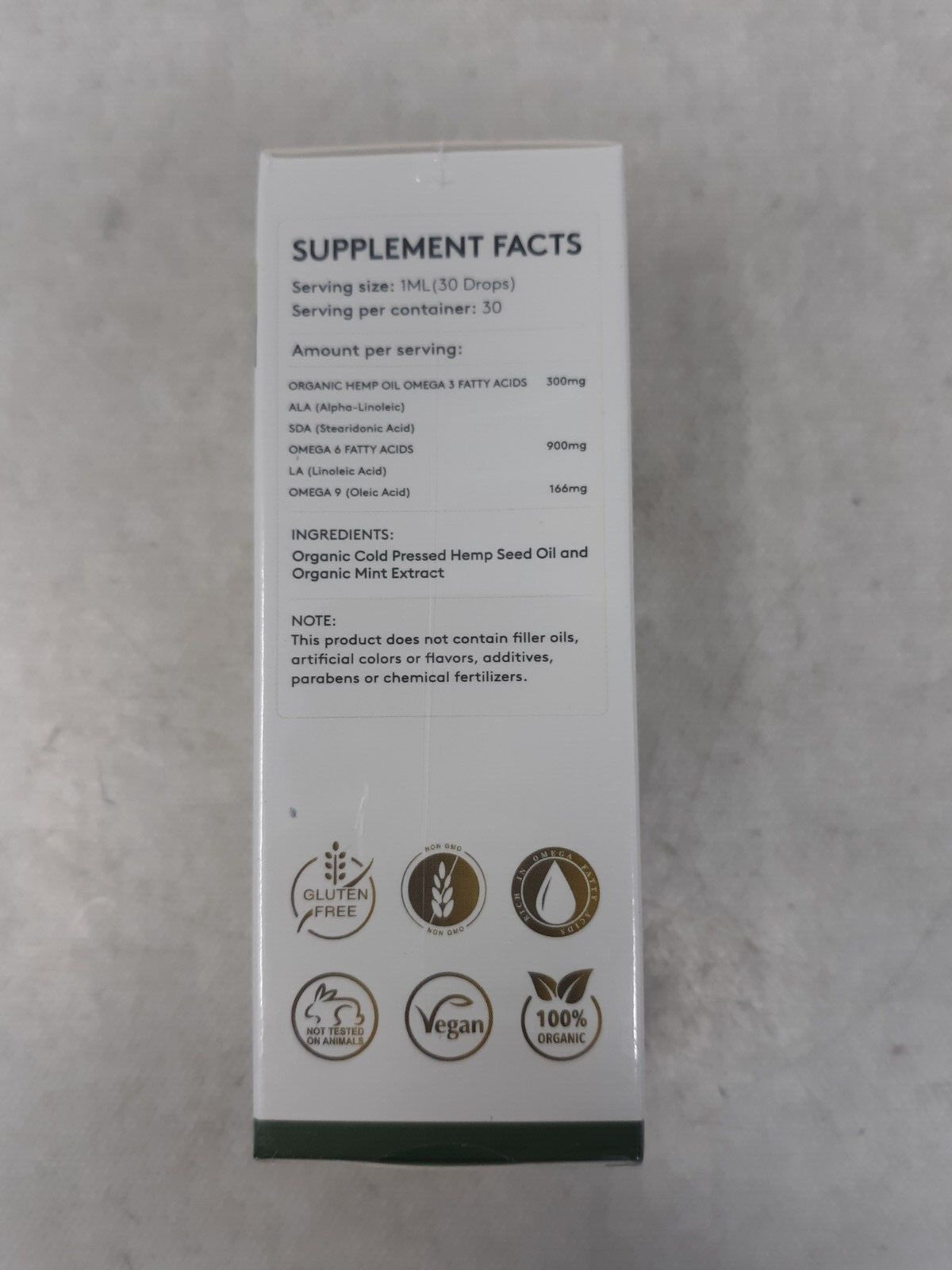 Bixsher 5000mg 100% Organic Hemp Oil EXP 03/26