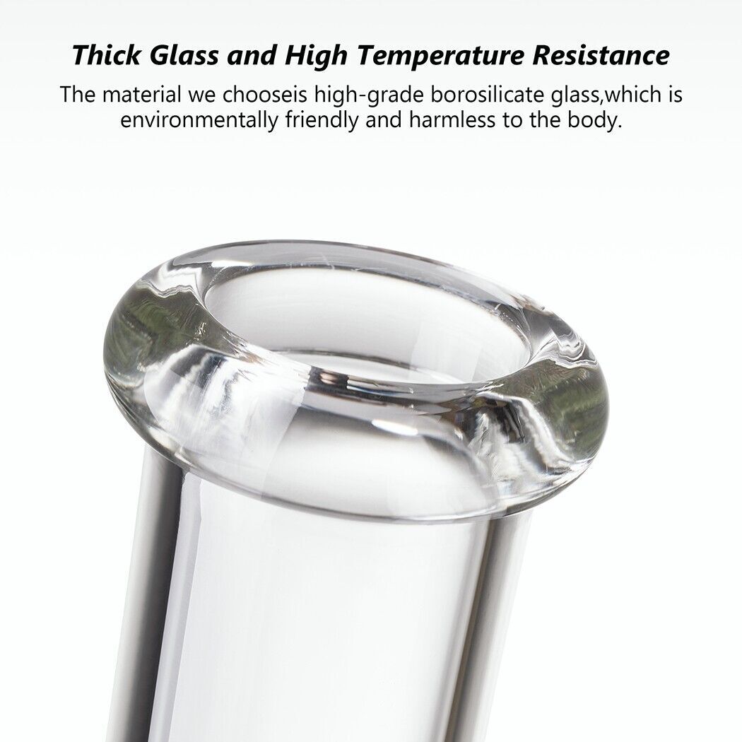 6" Small Glass Bong with Travel Box Smoking Tobacco Water Pipe 14MM Glass Bowl