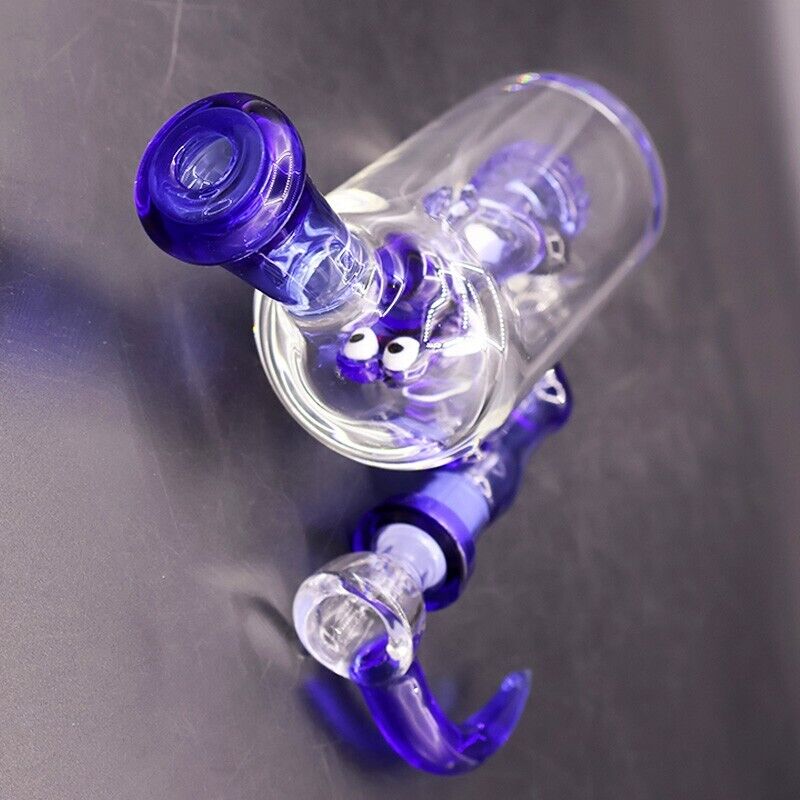 5.7" Handy Dinosaur Glass Bong Water Pipe Thick Handmade Recycler Smoking Beaker