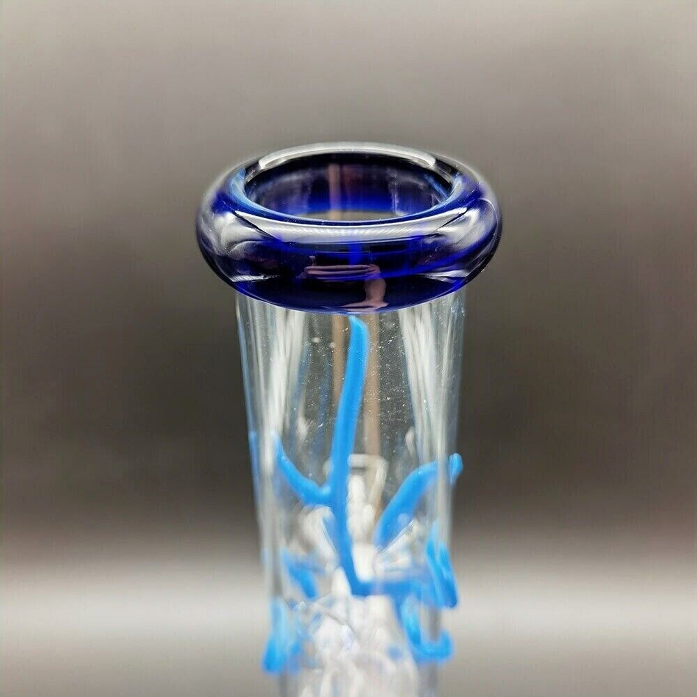 10" Glow in the Dark Bong Water Pipe Smoking Pipes Hookah Glass Percolator Bongs