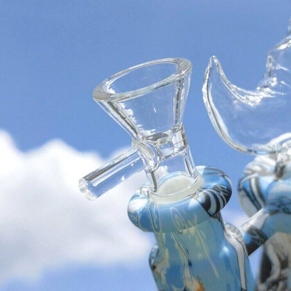 7.5 inch Silicone Smoking Water Pipe Moon Teapot Hookah Bong w/ Glass Bowl NEW - Maryjanes Bong Shop