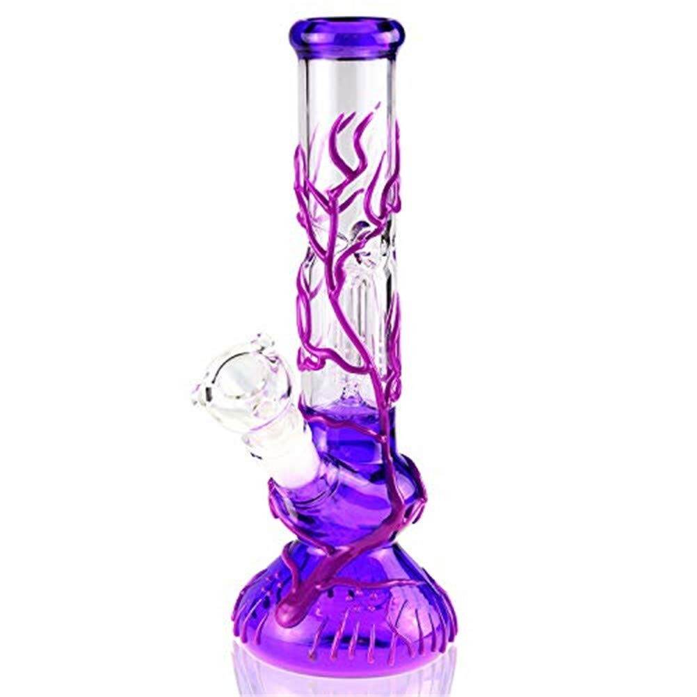 10'' Water Pipe Bong Perc Bong Smoking Hookah Heavy Glass Bongs w/ ICE catcher - Maryjanes Bong Shop