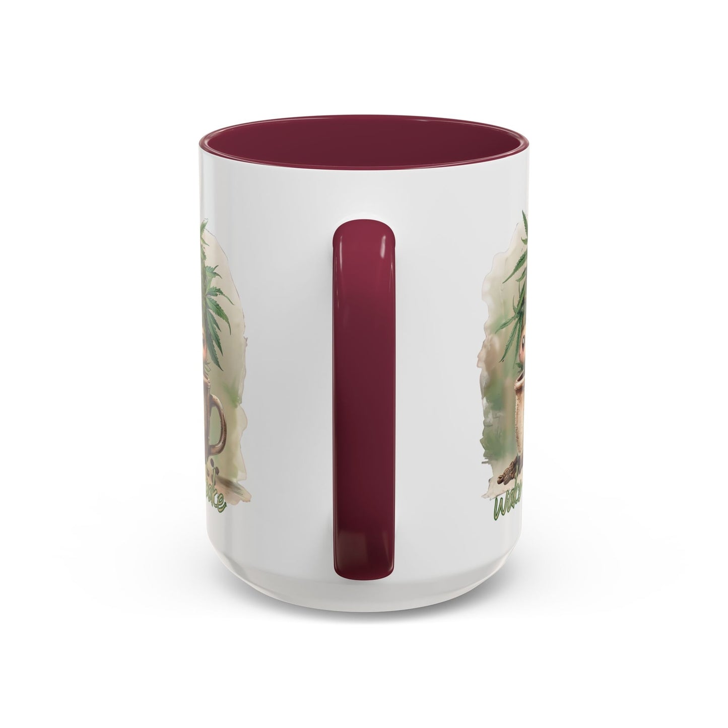 WAKE n BAKE Mug Cute Turnip Weed Cup 420 Coffee Lover Gift GenX Cannabis Stoner