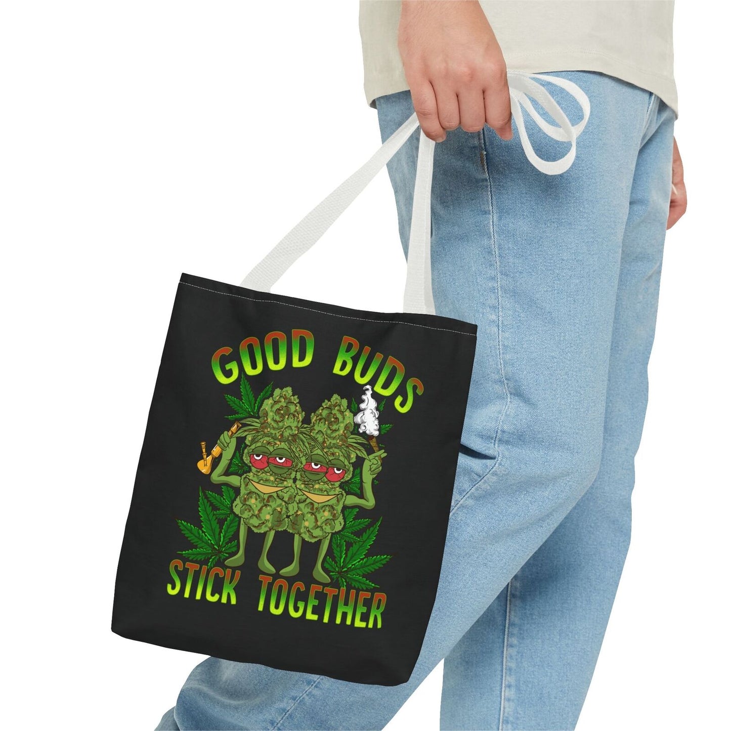Good Buds Tote Bag, Funny Cannabis Bag, Gift for Friends, Weed Lovers,