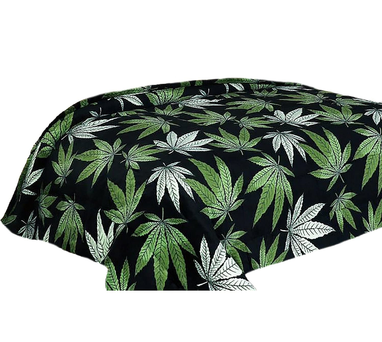 King Marijuana Leaf Fleece Plush Microfiber Super Soft Premium Warm Cozy Bed Blank...