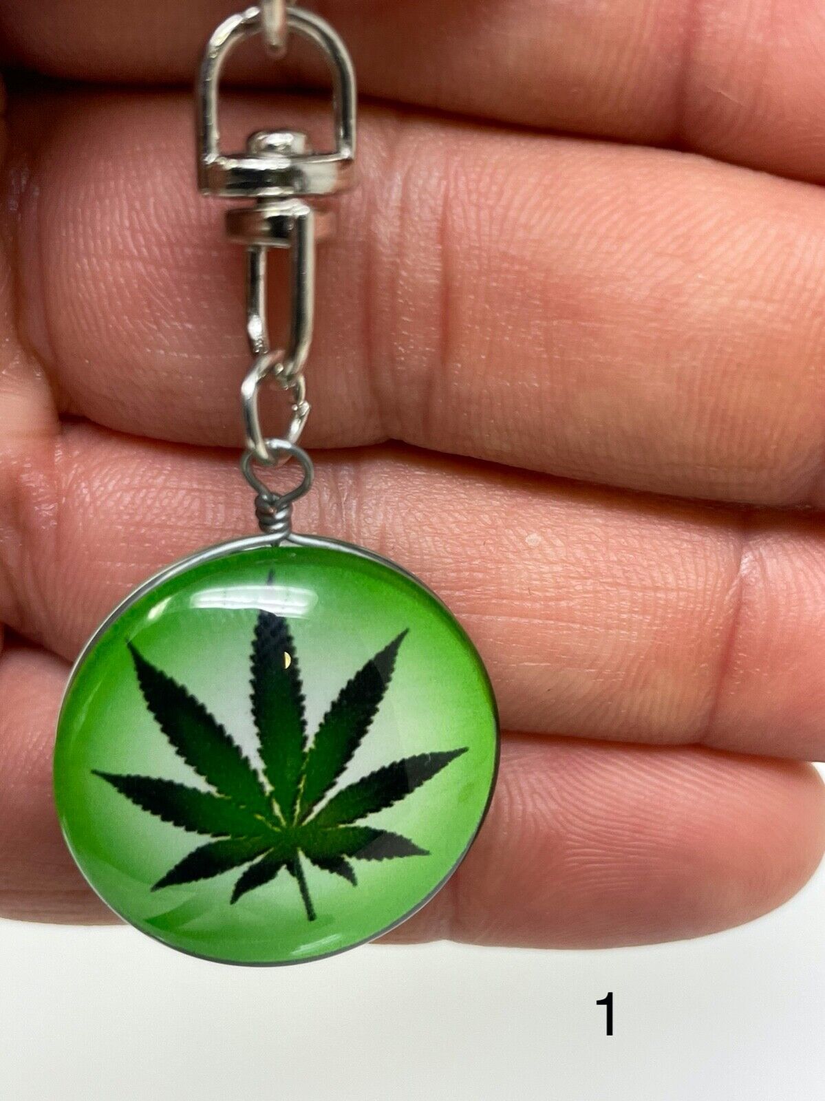 Rasta Weed Cannabis Kush Smokers 420 Key Chain Pot key Chain Land yard Weed