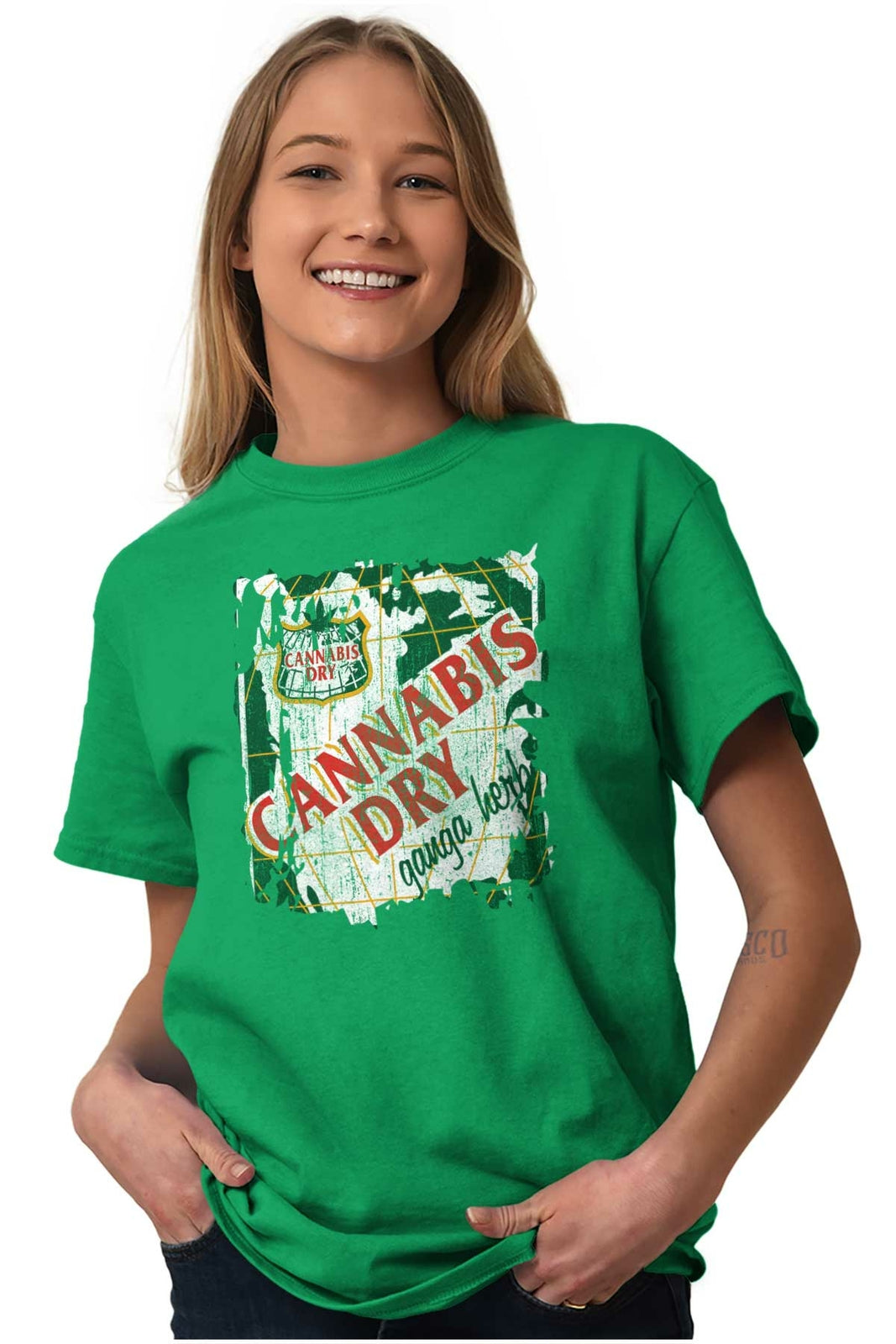 Cannabis Funny Marijuana Ganga Ale Womens or Mens Crewneck T Shirt Tee size Sto 5XL