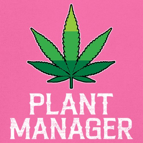Plant Manager Women's Tank Top Funny Pot Leaf 4 colors size S to 2XL