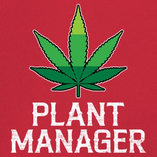 Plant Manager Women's Tank Top Funny Pot Leaf 4 colors size S to 2XL