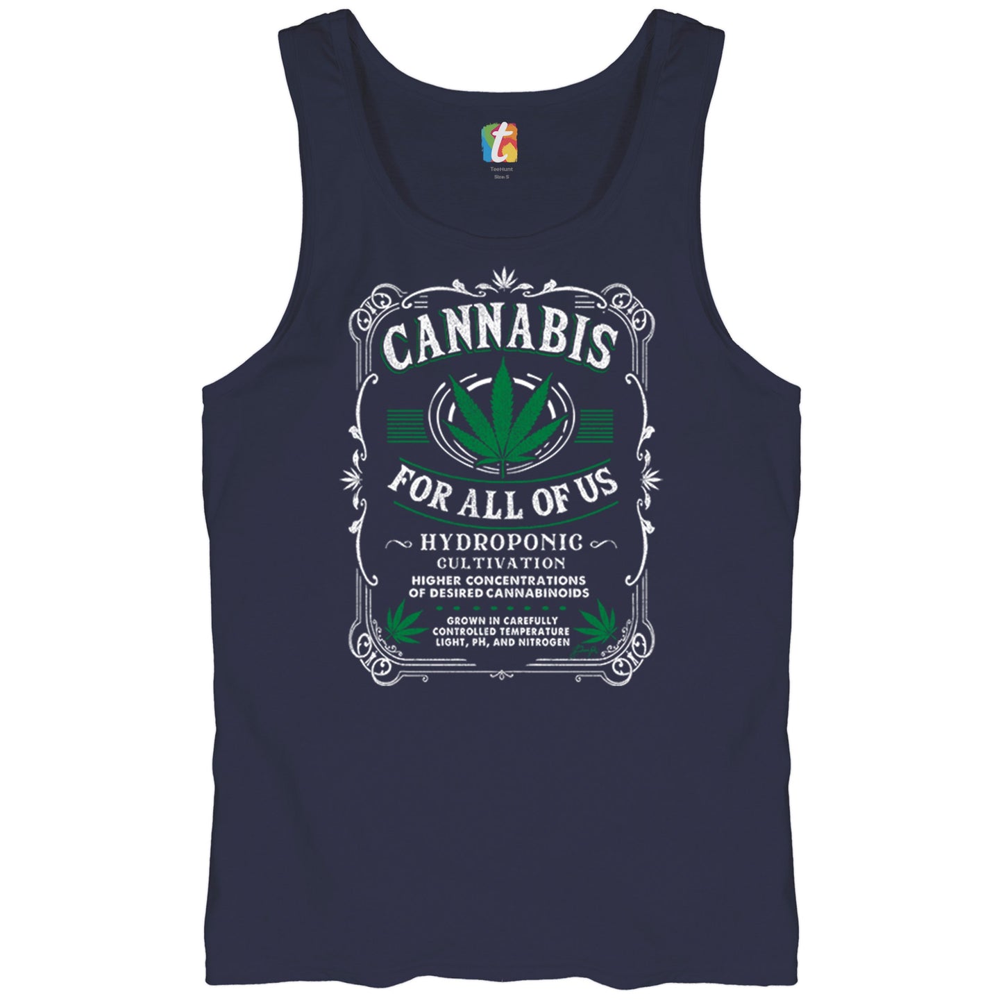 Cannabis For All Tank Top Funny 420 Weed Pot Leaf Marijuana 5 colors size S to 3XL