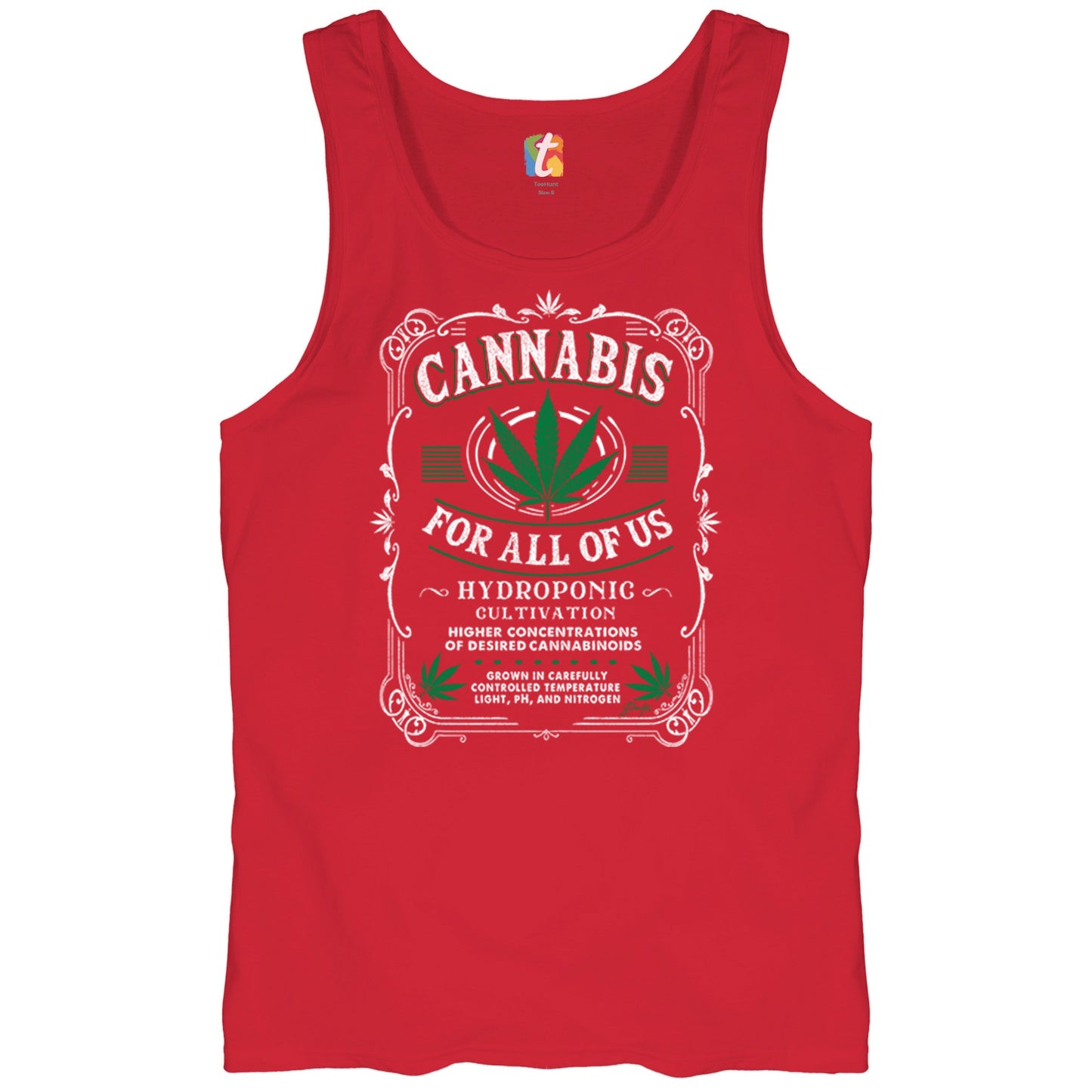 Cannabis For All Tank Top Funny 420 Weed Pot Leaf Marijuana 5 colors size S to 3XL