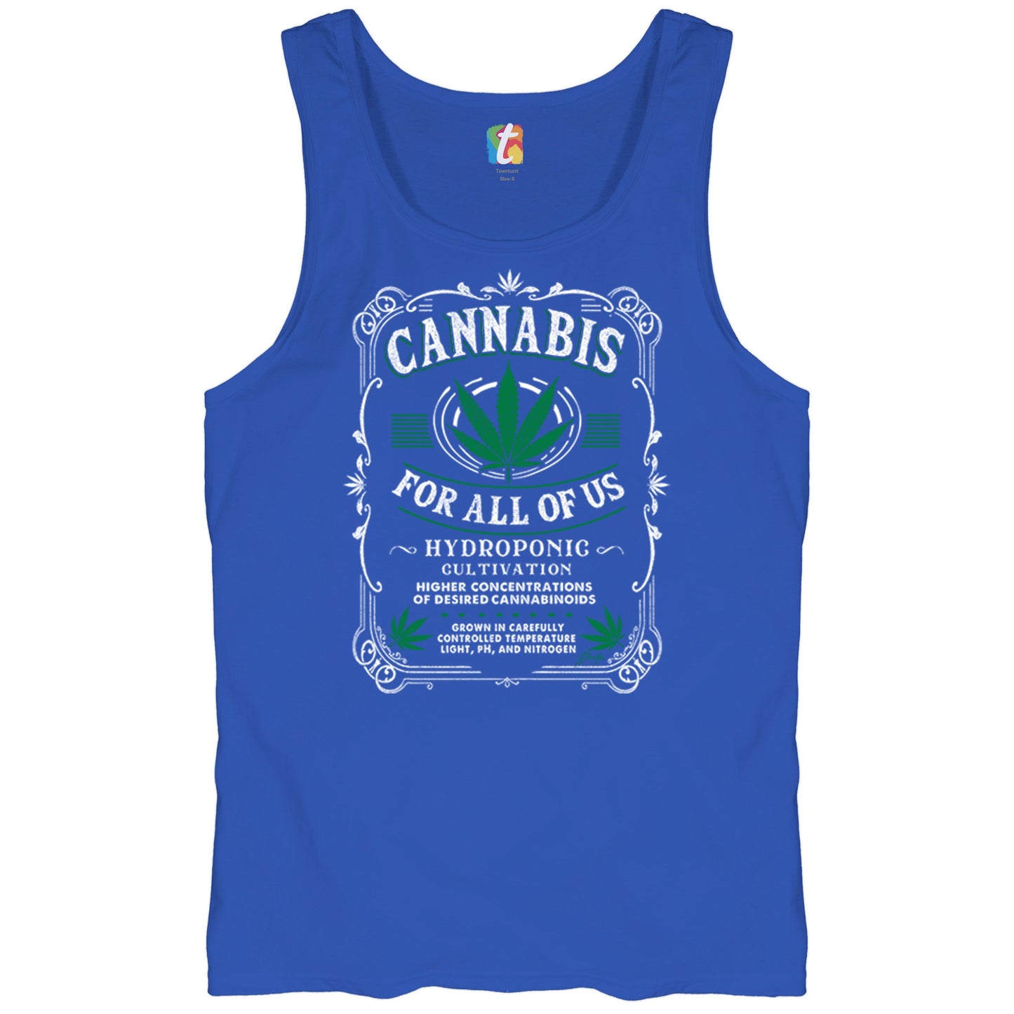 Cannabis For All Tank Top Funny 420 Weed Pot Leaf Marijuana 5 colors size S to 3XL