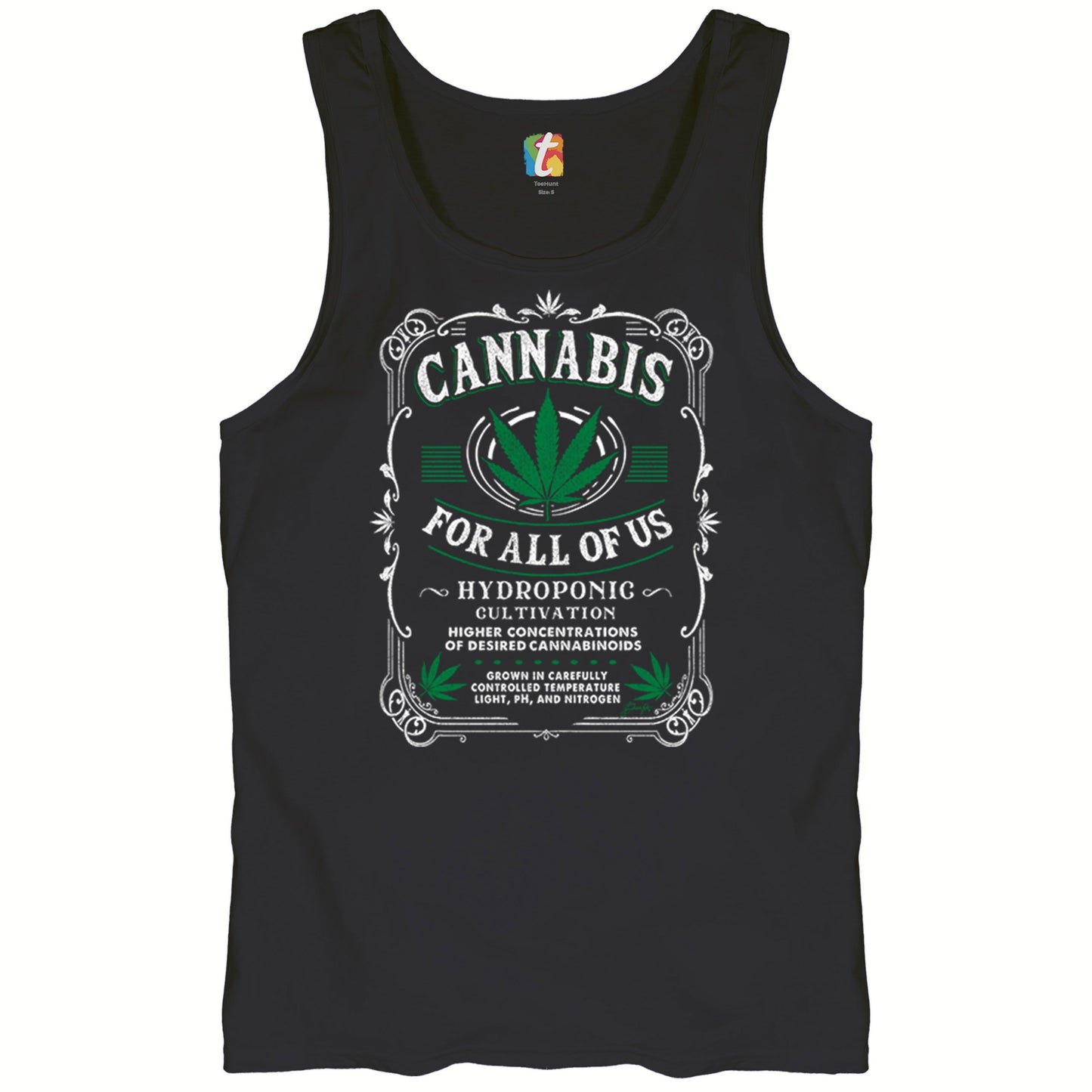 Cannabis For All Tank Top Funny 420 Weed Pot Leaf Marijuana 5 colors size S to 3XL