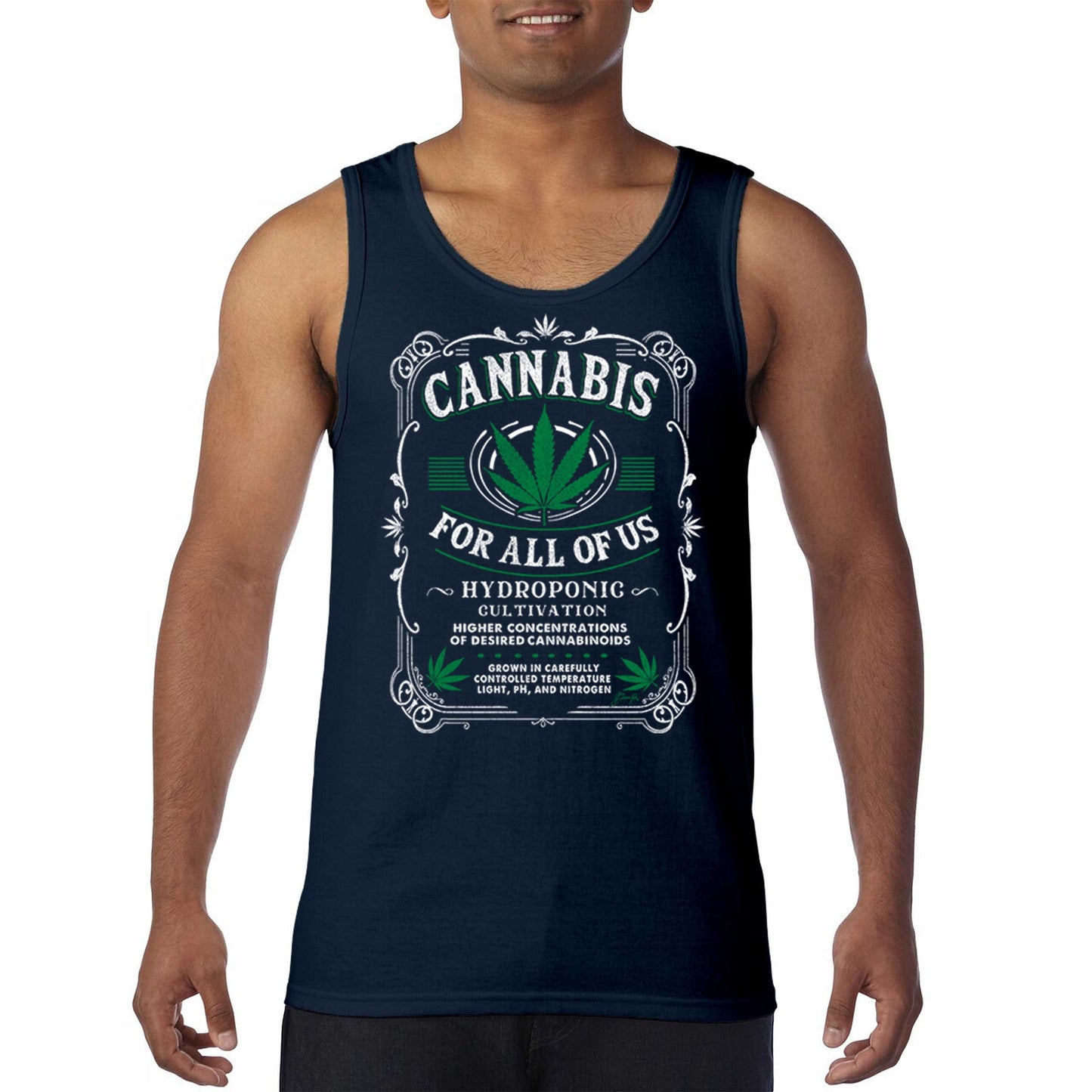 Cannabis For All Tank Top Funny 420 Weed Pot Leaf Marijuana 5 colors size S to 3XL