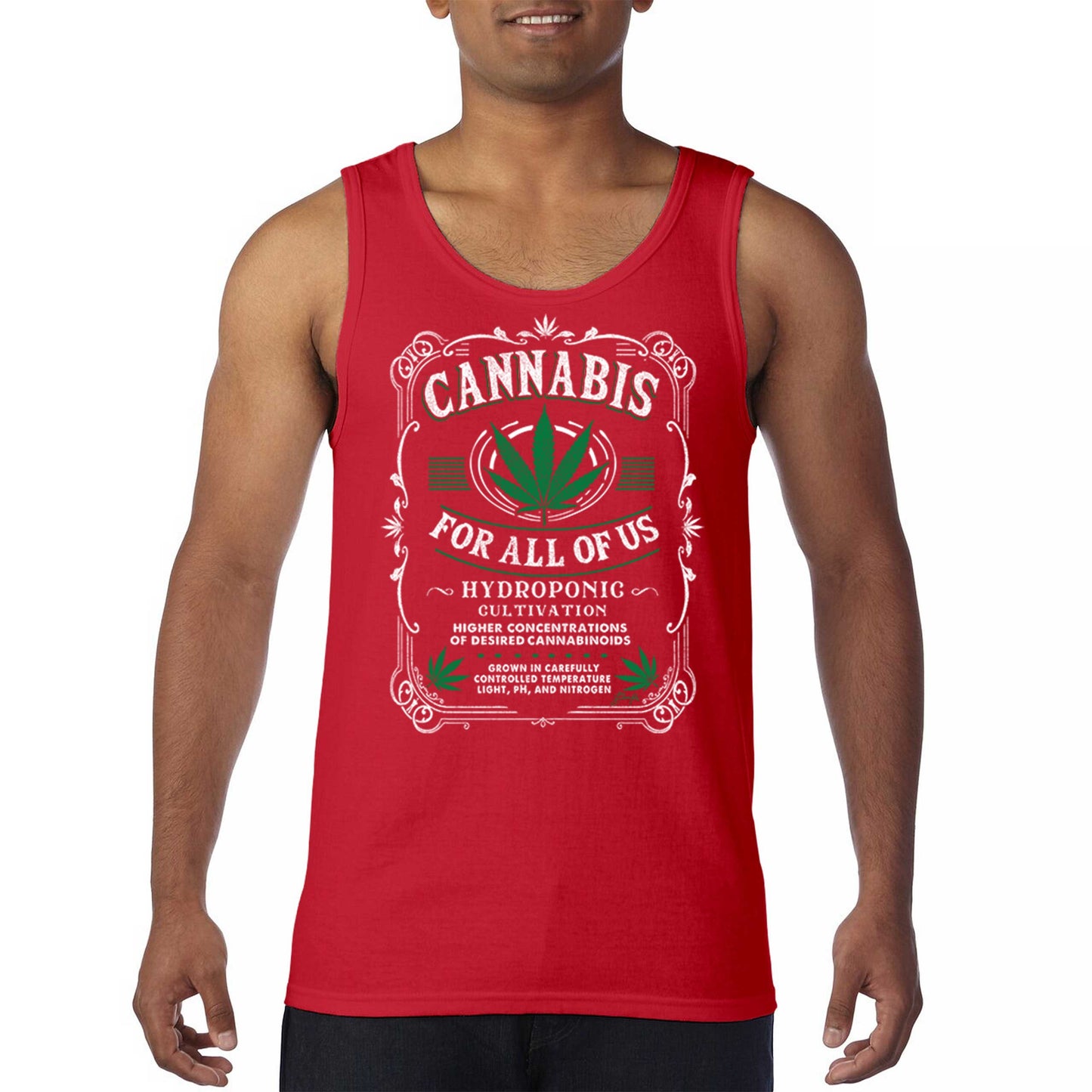 Cannabis For All Tank Top Funny 420 Weed Pot Leaf Marijuana 5 colors size S to 3XL