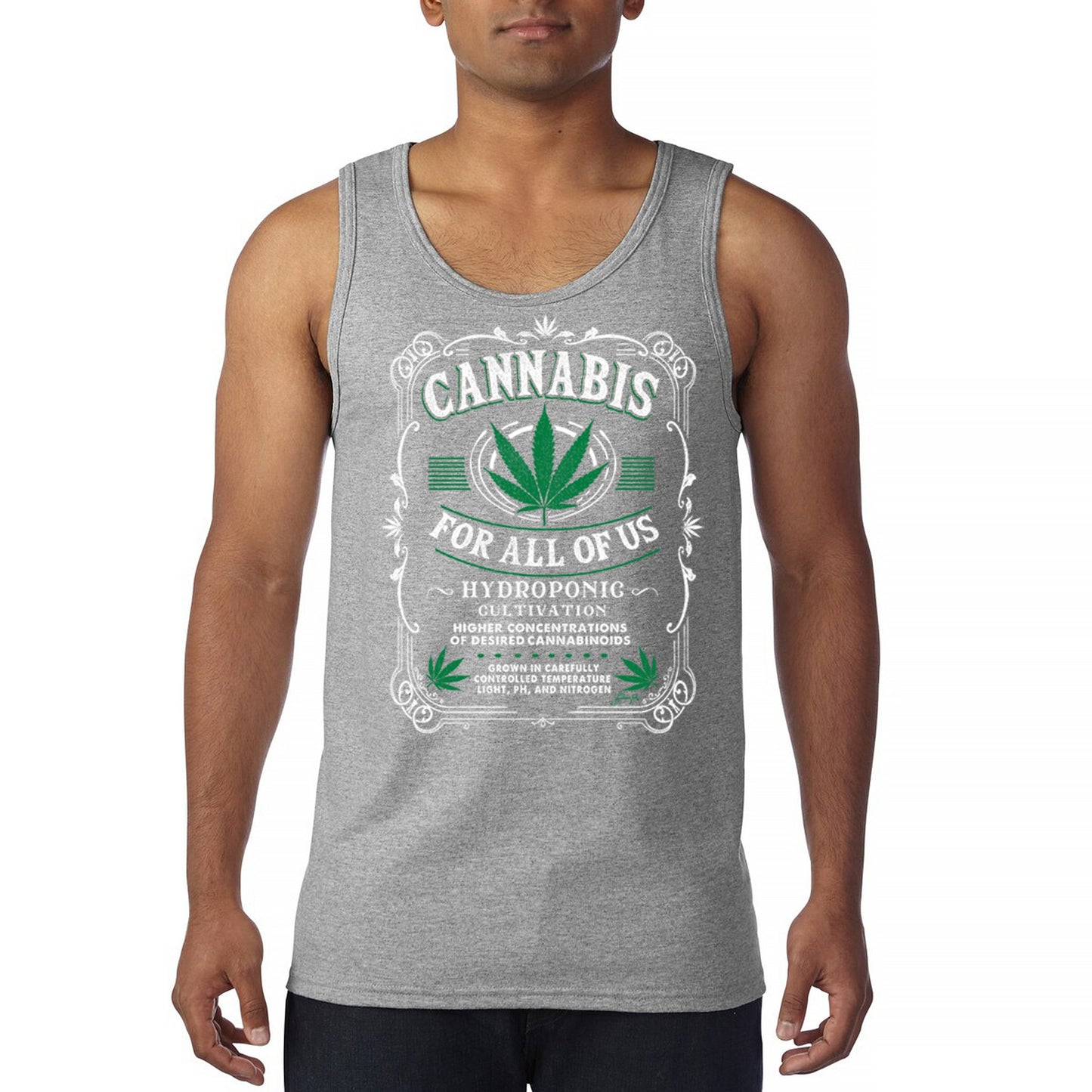 Cannabis For All Tank Top Funny 420 Weed Pot Leaf Marijuana 5 colors size S to 3XL