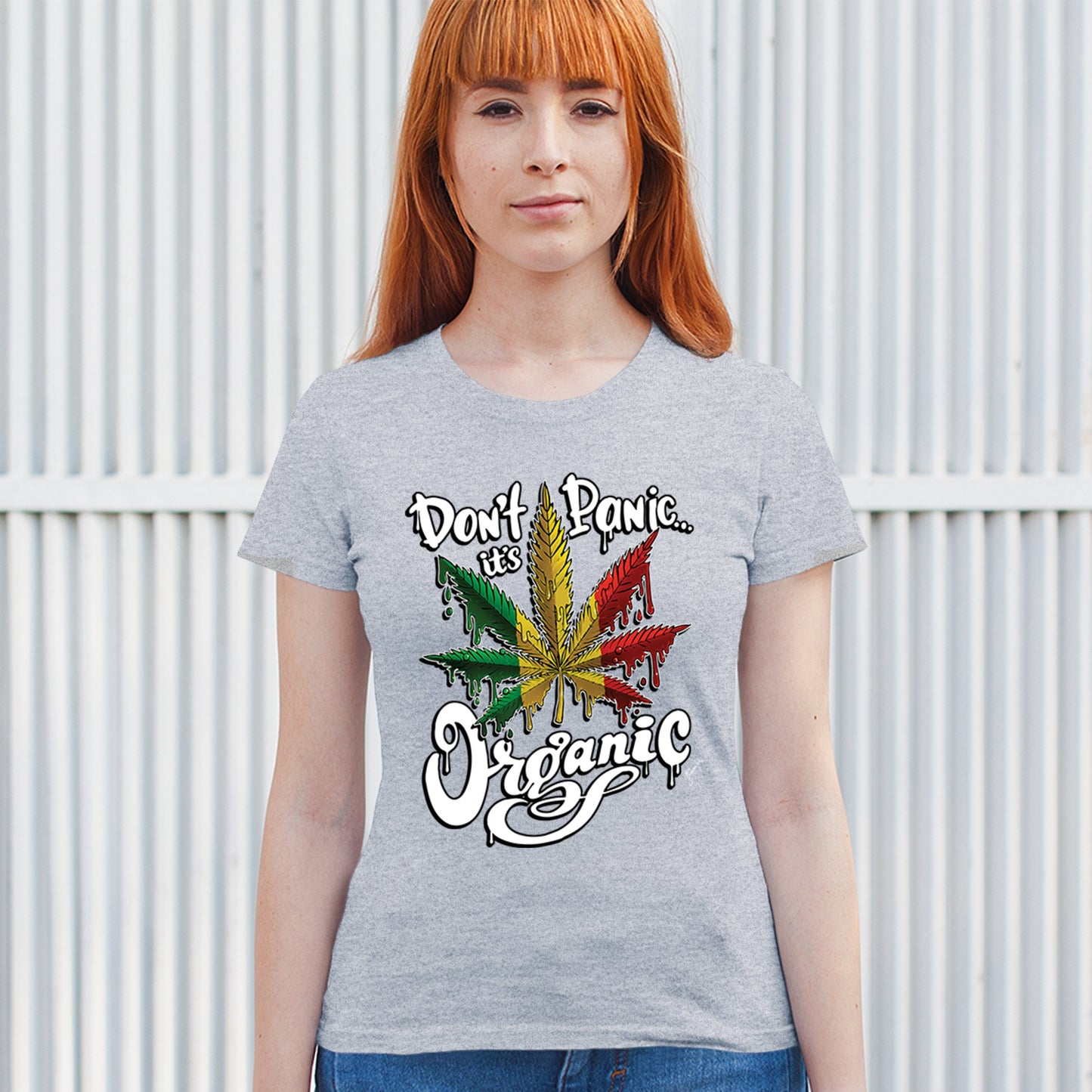Don't Panic It's Organic T-Shirt 420 Weed Pot Cannabis 7 Colors size S to 3XL