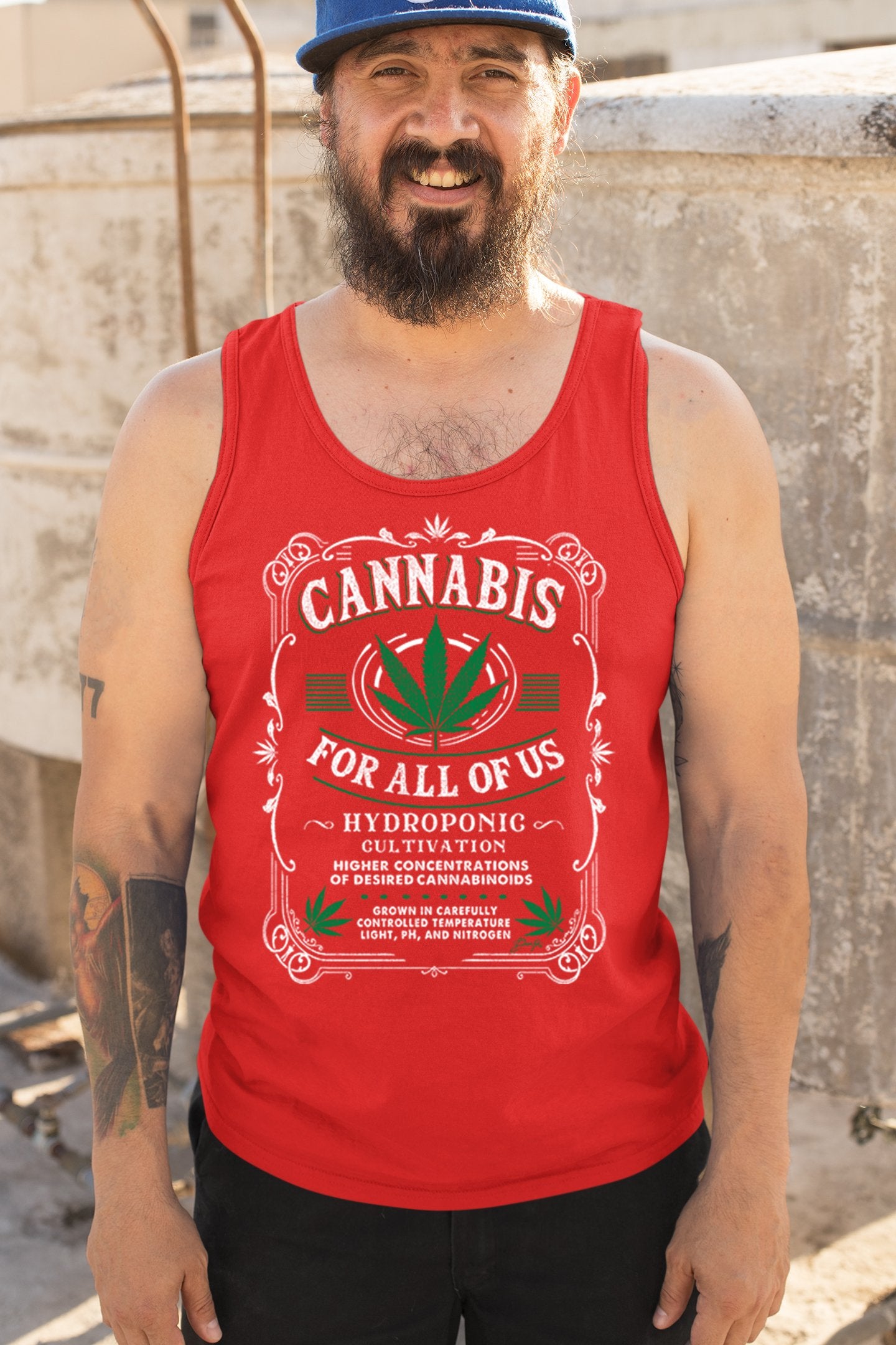 Cannabis For All Tank Top Funny 420 Weed Pot Leaf Marijuana 5 colors size S to 3XL