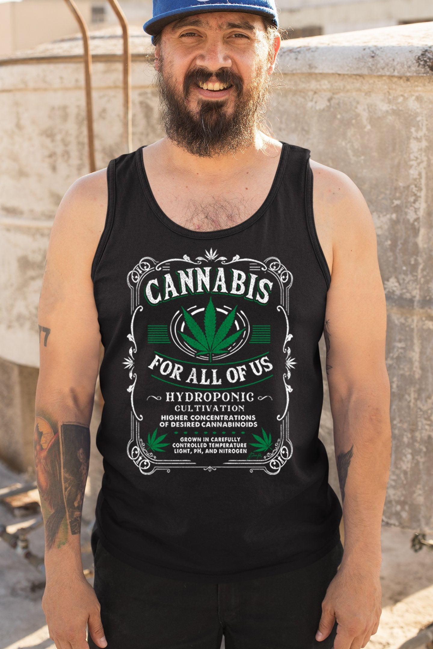 Cannabis For All Tank Top Funny 420 Weed Pot Leaf Marijuana 5 colors size S to 3XL