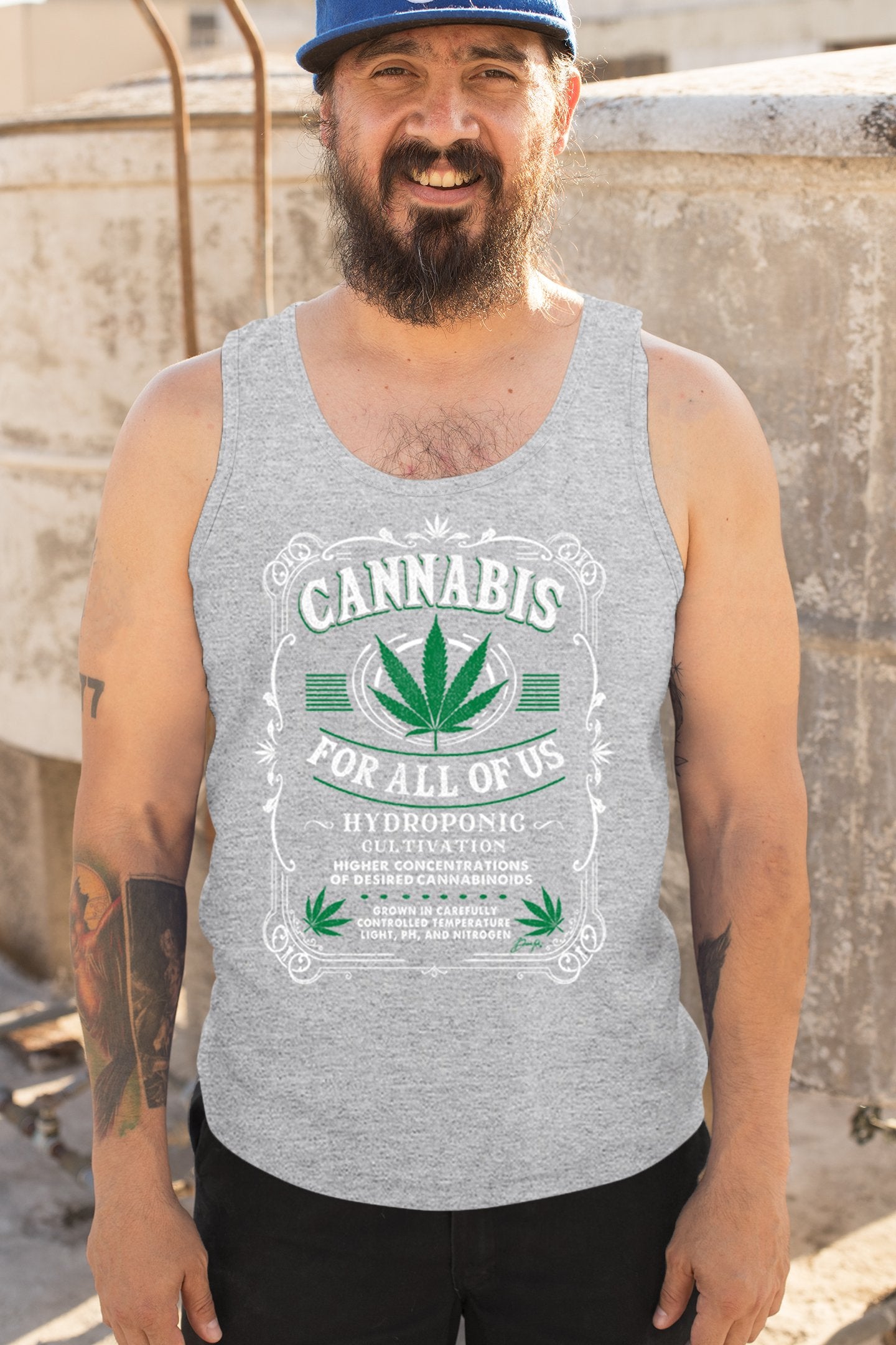 Cannabis For All Tank Top Funny 420 Weed Pot Leaf Marijuana 5 colors size S to 3XL