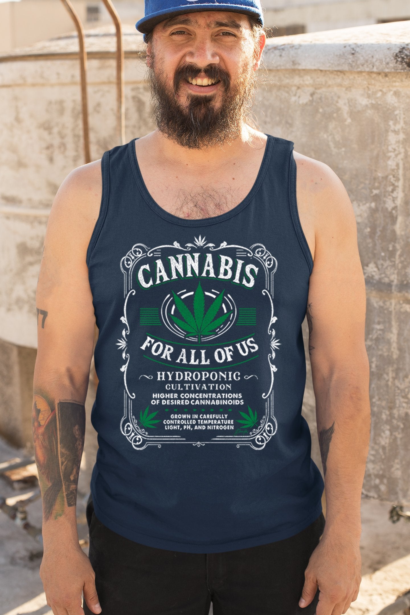 Cannabis For All Tank Top Funny 420 Weed Pot Leaf Marijuana 5 colors size S to 3XL