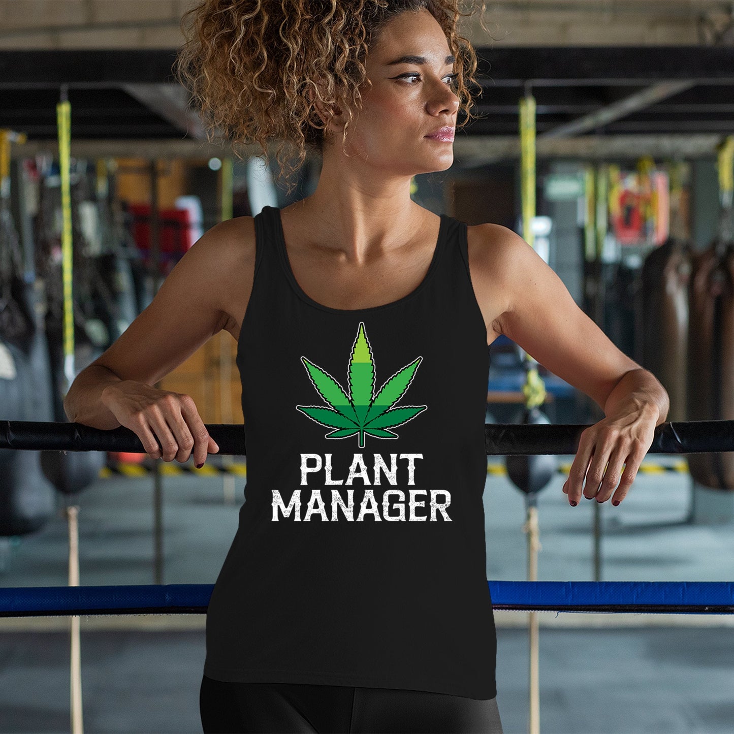 Plant Manager Women's Tank Top Funny Pot Leaf 4 colors size S to 2XL