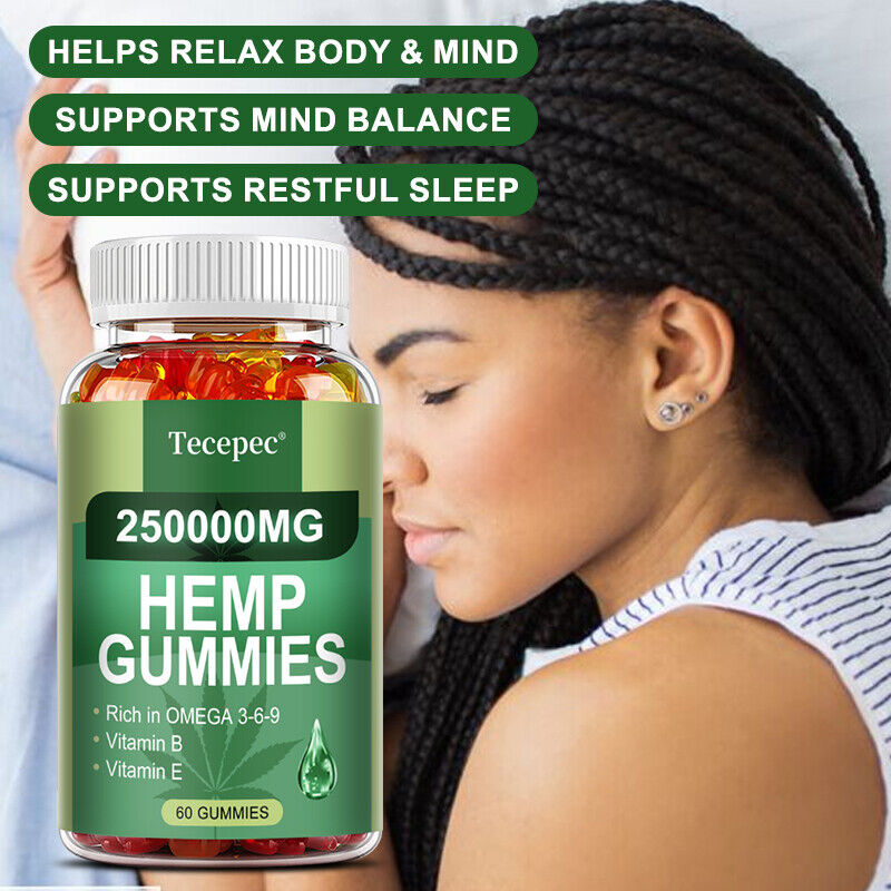 Vegan Gummies For Supports Sleep Health, Promotes Relaxation And Calm Mind