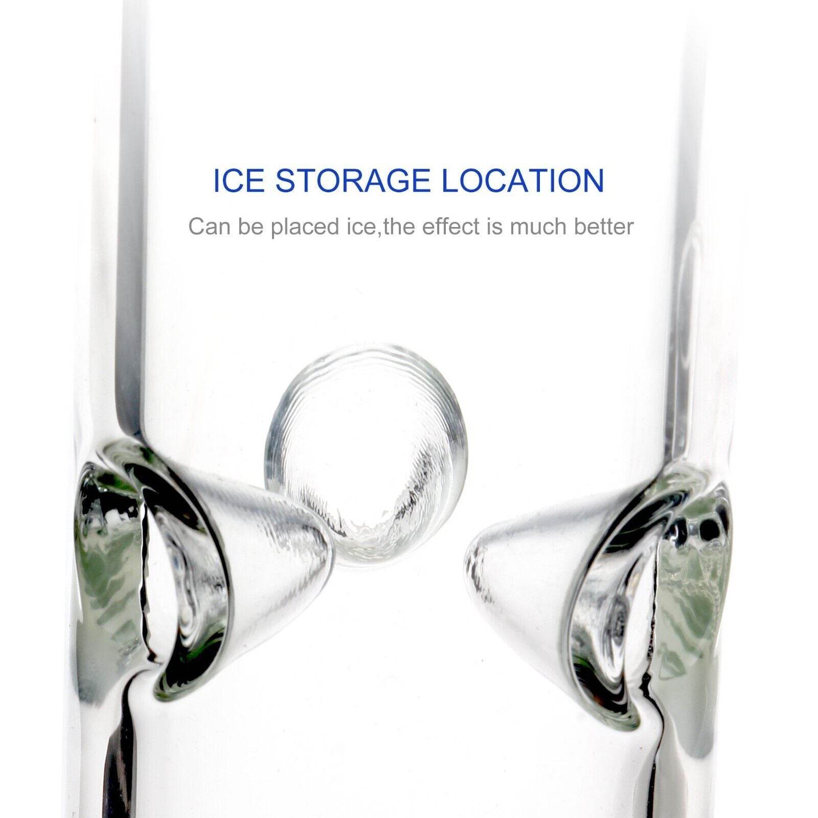 10 Inch Bongs Clear Glass Bong Smoking Hookah Heavy Glass Water Pipes 14mm Bowl - Maryjanes Bong Shop