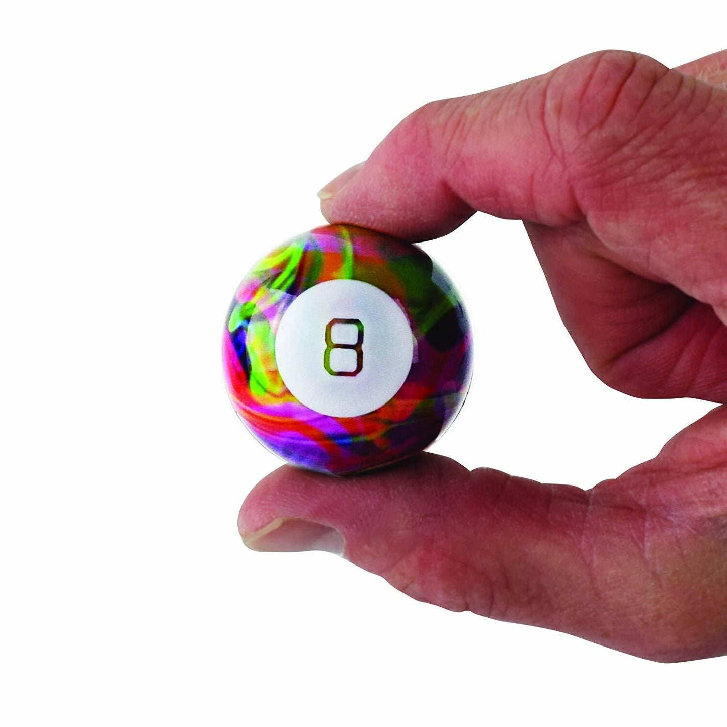 TIE-DYE World's Smallest Magic 8 Ball Tye-Die Miniature Mini Fortune Teller Toy