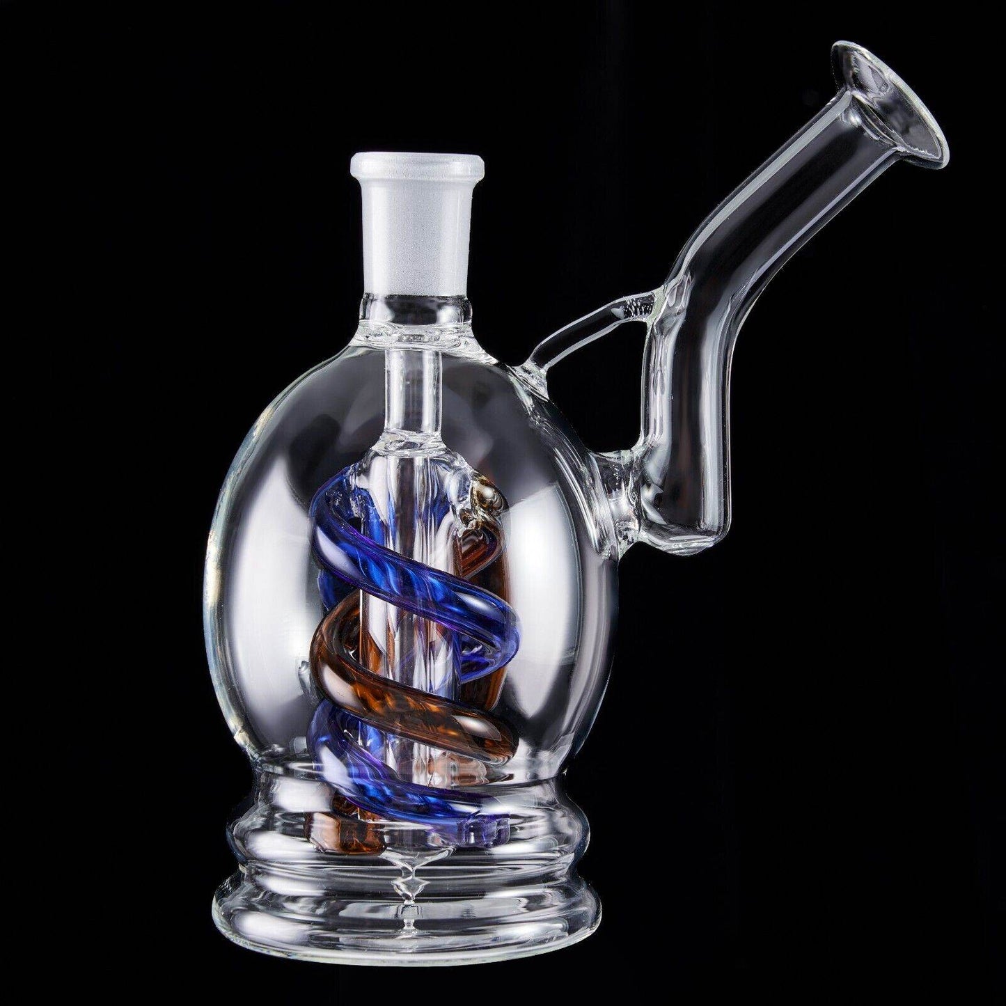 RORA Glass Bong Smoking Hookah Percolator Water Pipe Recycler With 14mm Bowl - Maryjanes Bong Shop