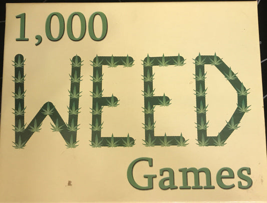 Kheper Games Inc 1000 Weed Board Game Box Cover with Cannabis Design, New Condition.