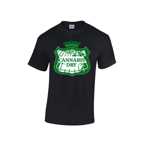 Cannabis Dry Adult  Funny T Shirt /  Free Shipping. / Screen Printed 4 Colors size M to 2XL