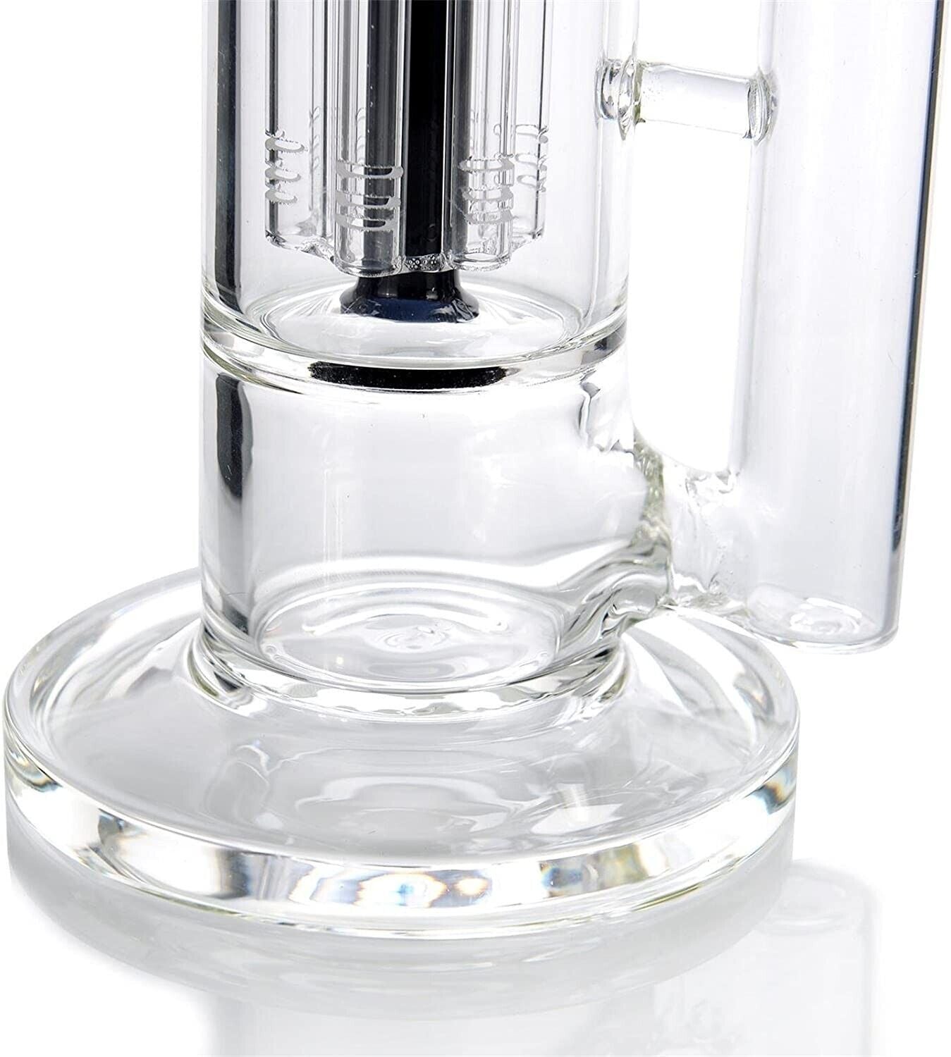 16.5" Heavy Glass Bong Percolate Bongs Smoking Hookah Water Pipe 18mm Bowl