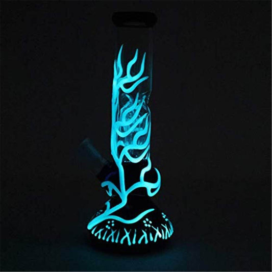 10'' Water Pipe Bong Perc Bong Smoking Hookah Heavy Glass Bongs w/ ICE catcher - Maryjanes Bong Shop