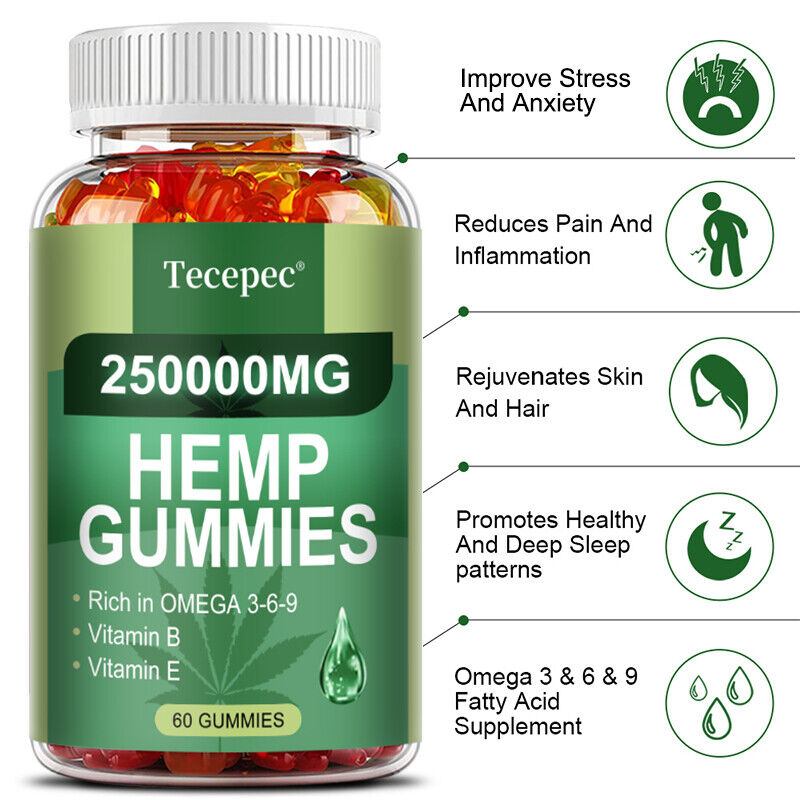 Vegan Gummies For Supports Sleep Health, Promotes Relaxation And Calm Mind