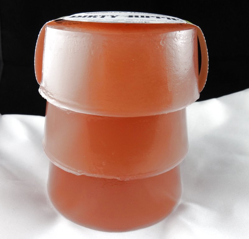 DIRTY HIPPIE Hemp Oil Soap, Detergent Free, Patchouli Glycerin Bar Puck Hippy