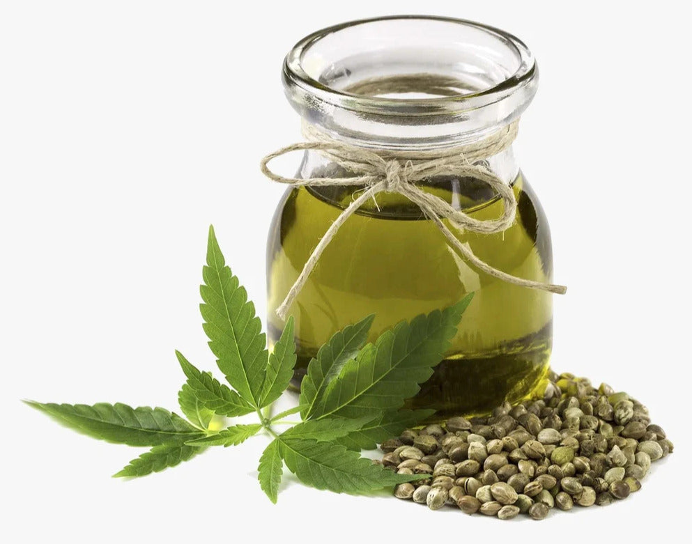 Organic Hemp Oil (5-Pack) Cold-Pressed, Stress Pain Sleep, Unrefined, Made USA
