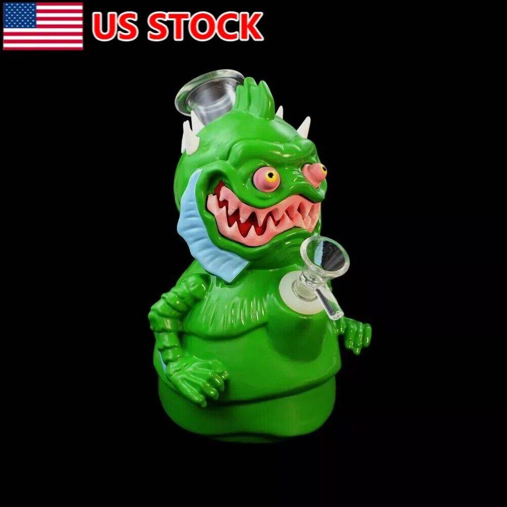 7.3 inch Monster Silicone Bong Hookah Smoking Water Pipe Unbreakable +Glass Bowl - Maryjanes Bong Shop