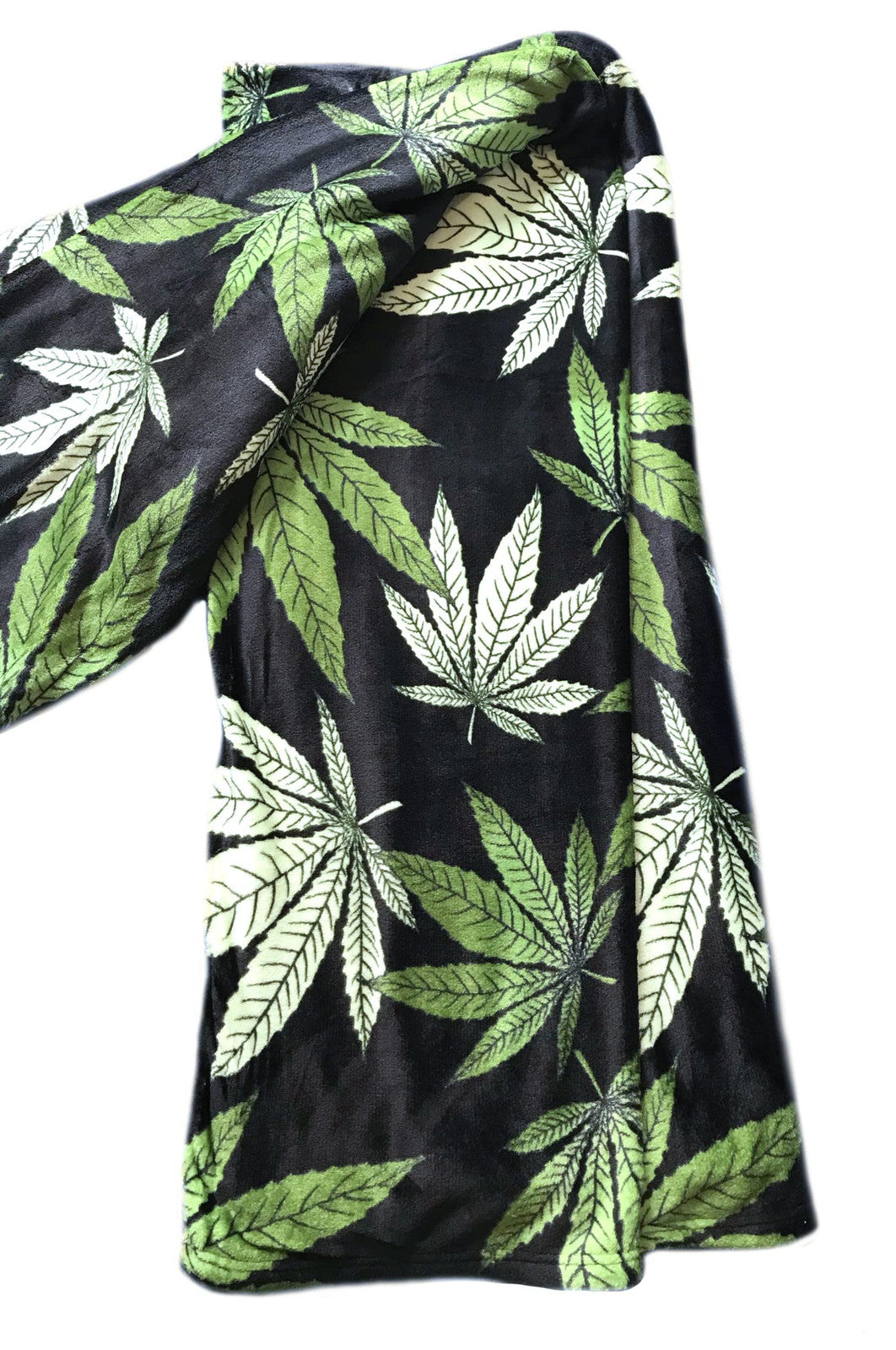 King Marijuana Leaf Fleece Plush Microfiber Super Soft Premium Warm Cozy Bed Blank...