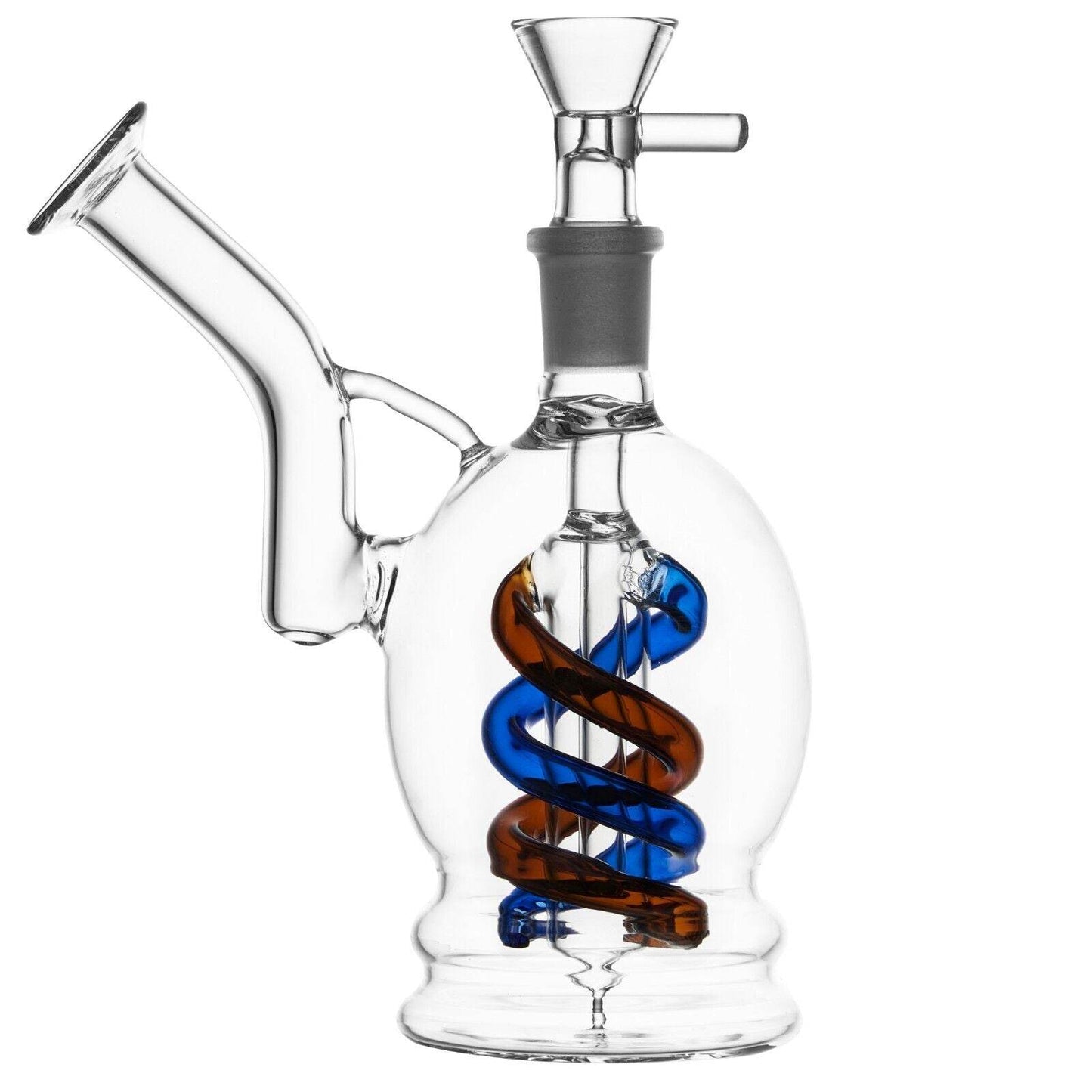 RORA Glass Bong Smoking Hookah Percolator Water Pipe Recycler With 14mm Bowl - Maryjanes Bong Shop