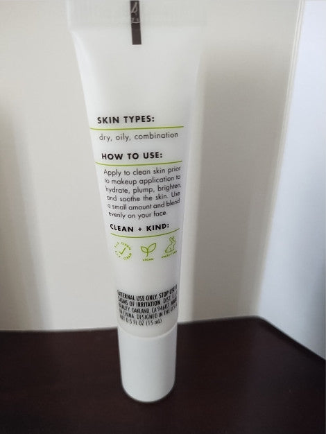 E.L.F. Puff Puff Primer Nourishing Face Primer Vegan Hemp 1.01 Fl Oz In Box New
